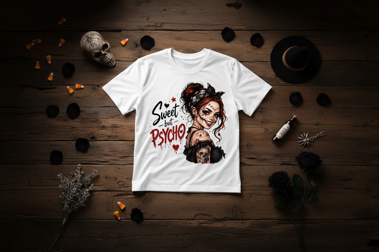 Sweet But Psycho Women's Gothic T-Shirt