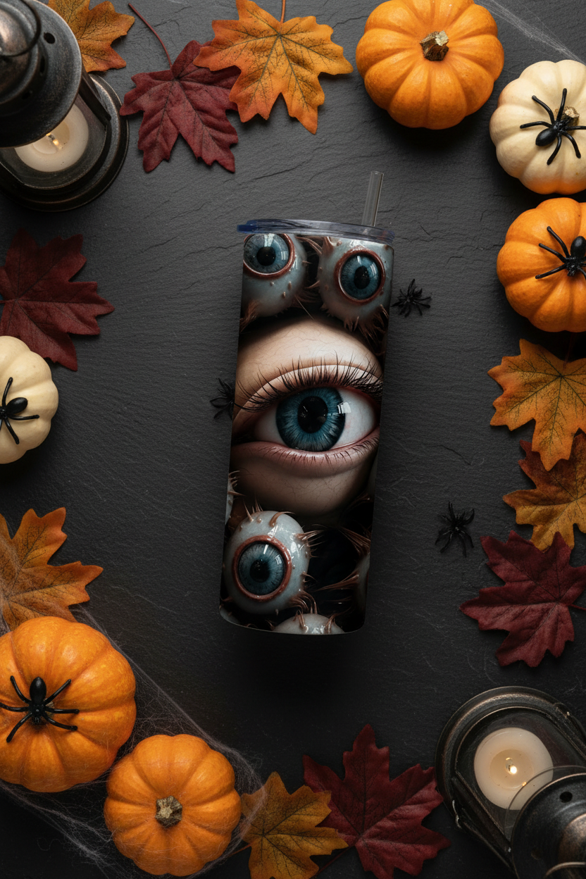 Halloween Flat Lay Mockup