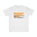 Benidorm Loading white t-shirt flat lay