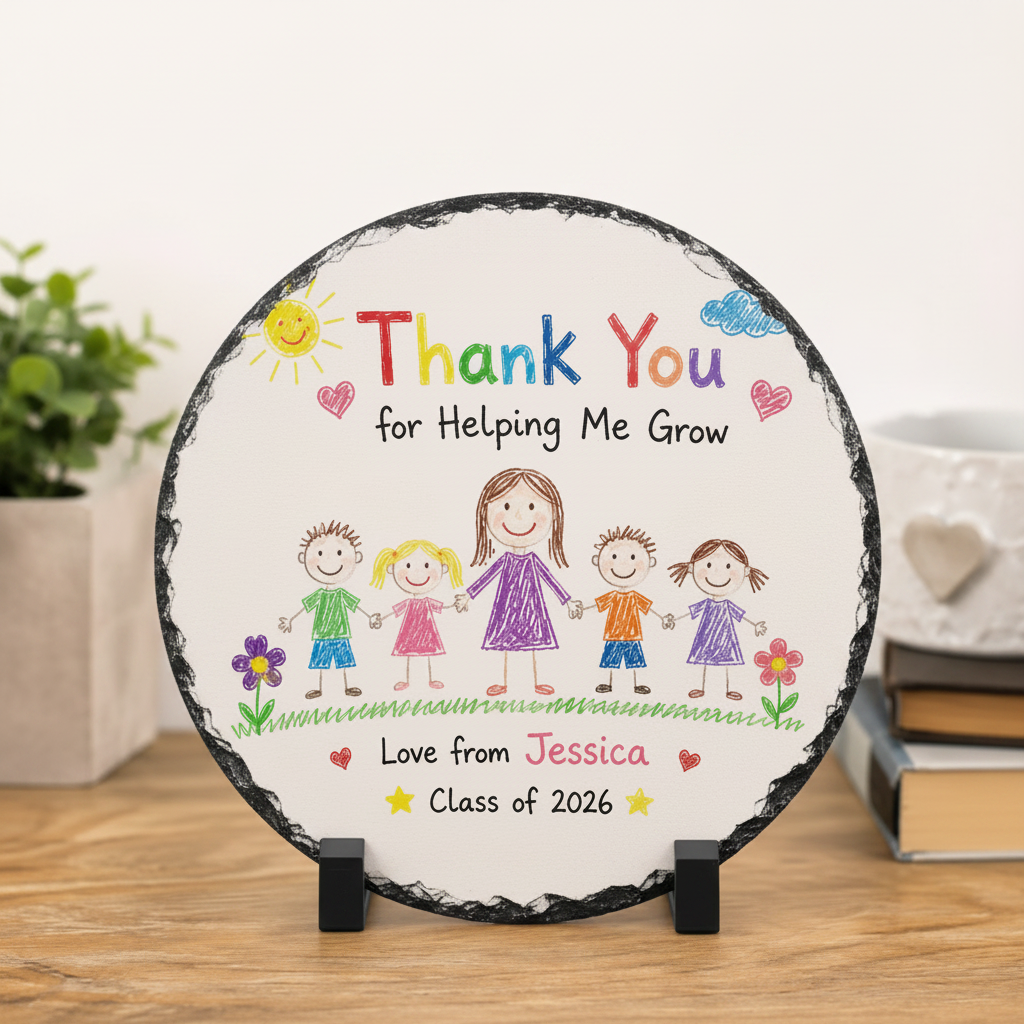 Personalised "Thank You Teacher" Drawing/Photo Slate