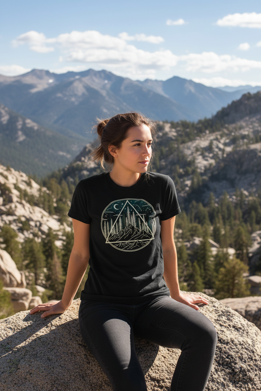 Mountain Adventure Tee - Female Lifestyle