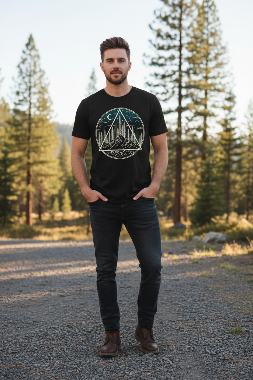 Mountain Adventure Tee - Male Lifestyle