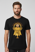World's Grumpiest Dad T-Shirt - Black on Model