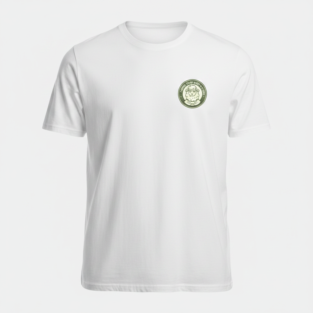 Farming It's Not As Easy As It Looks T-Shirt - White ghost mannequin