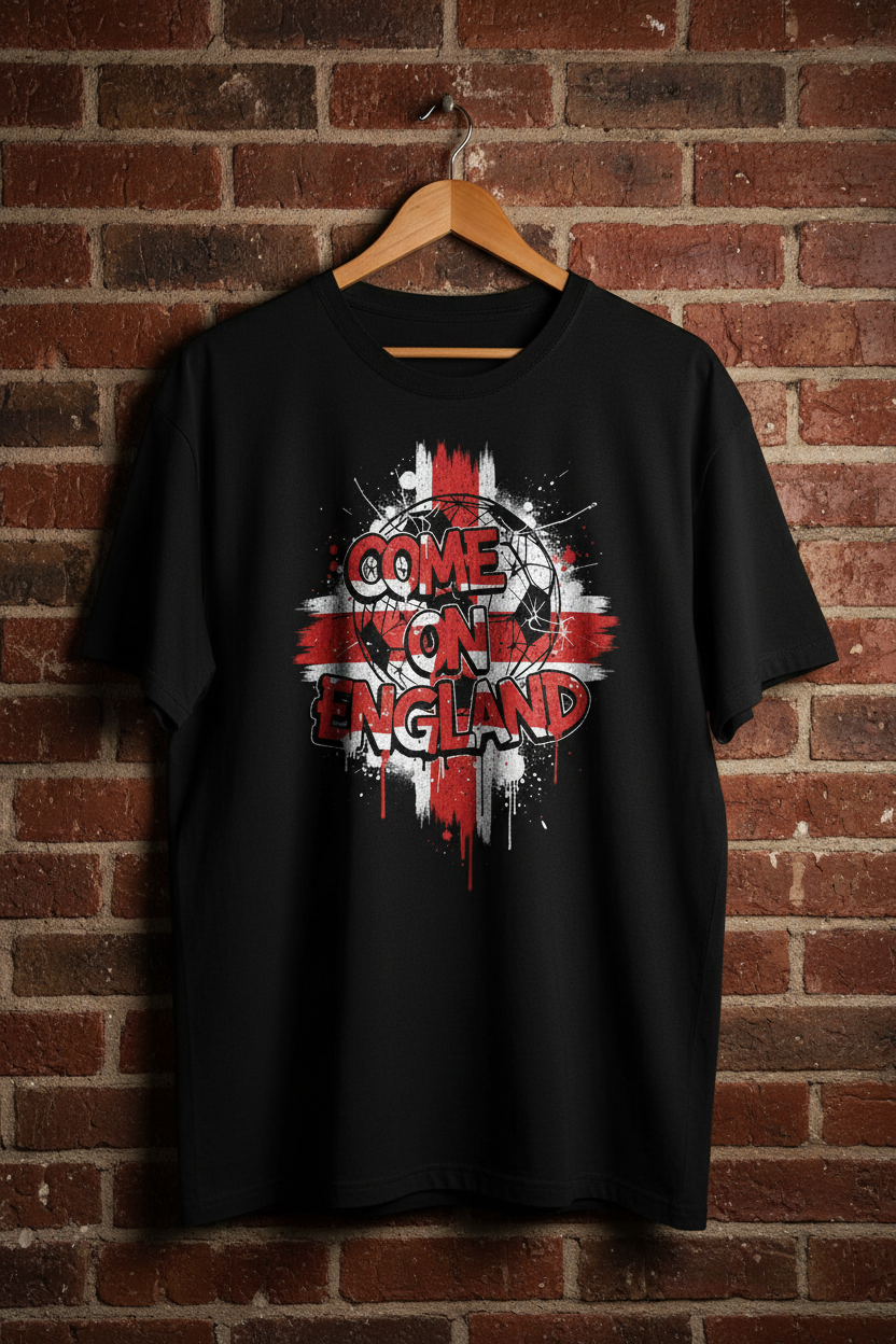 Come On England T-Shirt - Hanger editorial