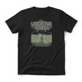 Living The Dream Farming T-Shirt - Black flat lay mockup