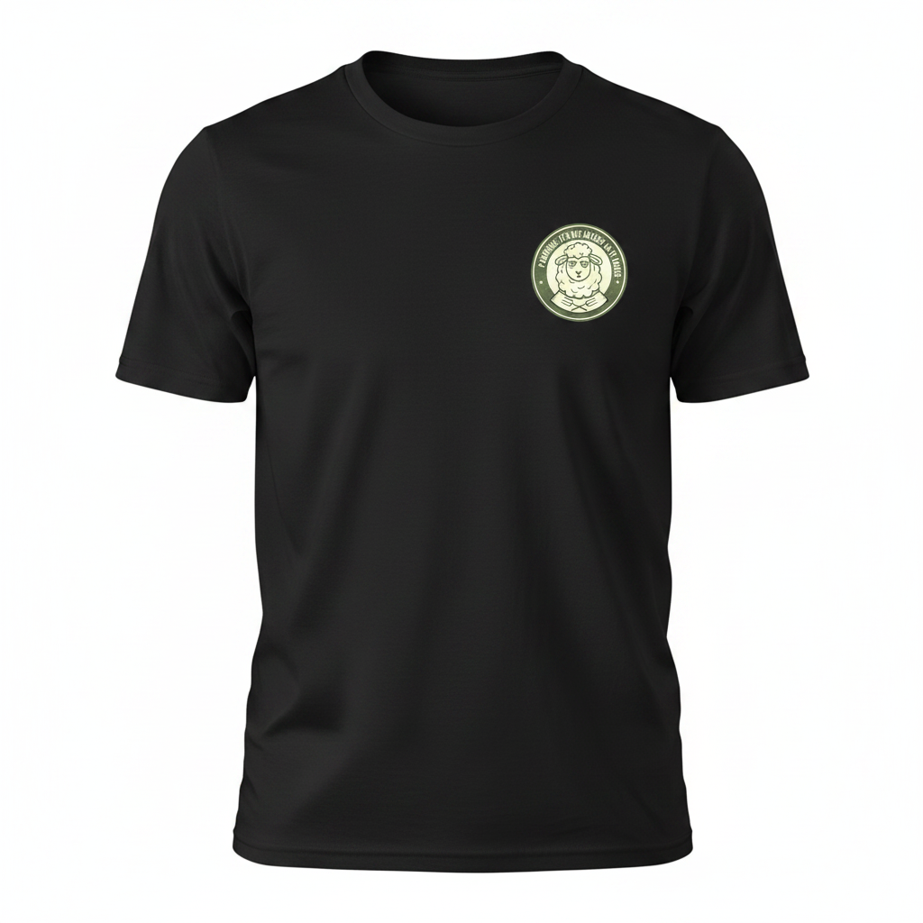 Farming It's Not As Easy As It Looks T-Shirt - Black ghost mannequin
