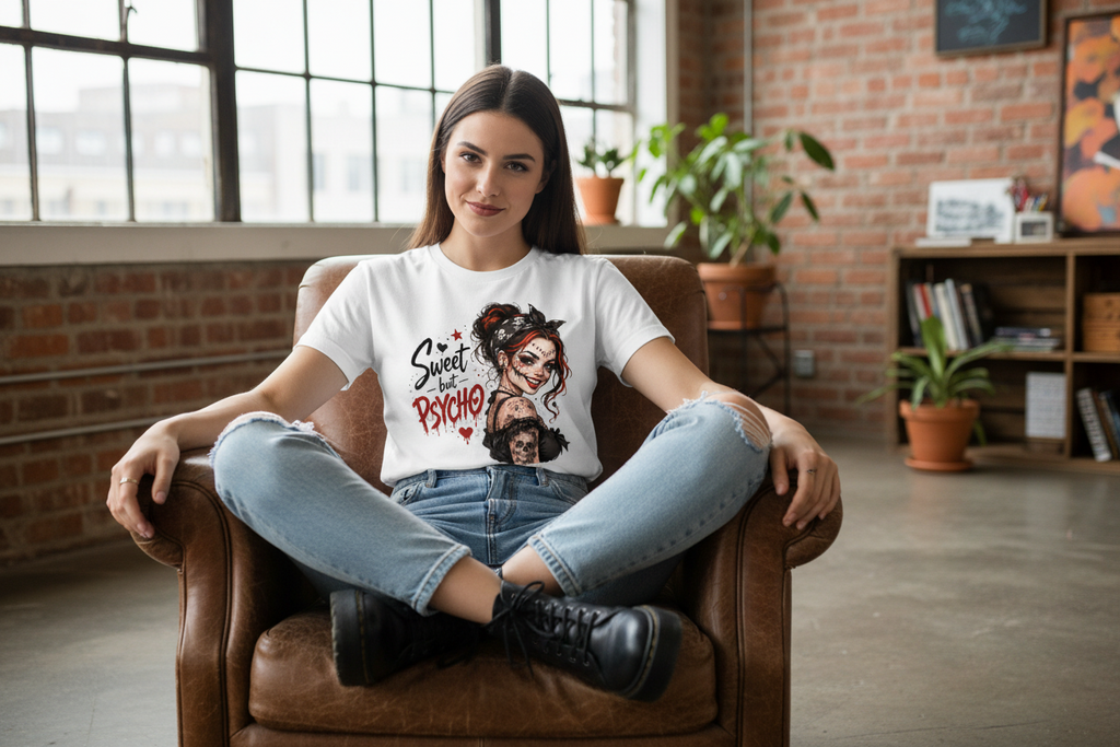 Sweet But Psycho Women's Gothic T-Shirt