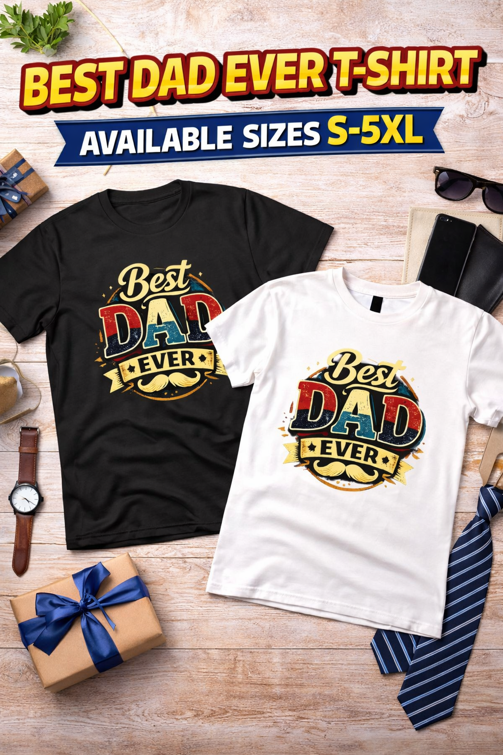 Best Dad Ever Father’s Day T-Shirt
