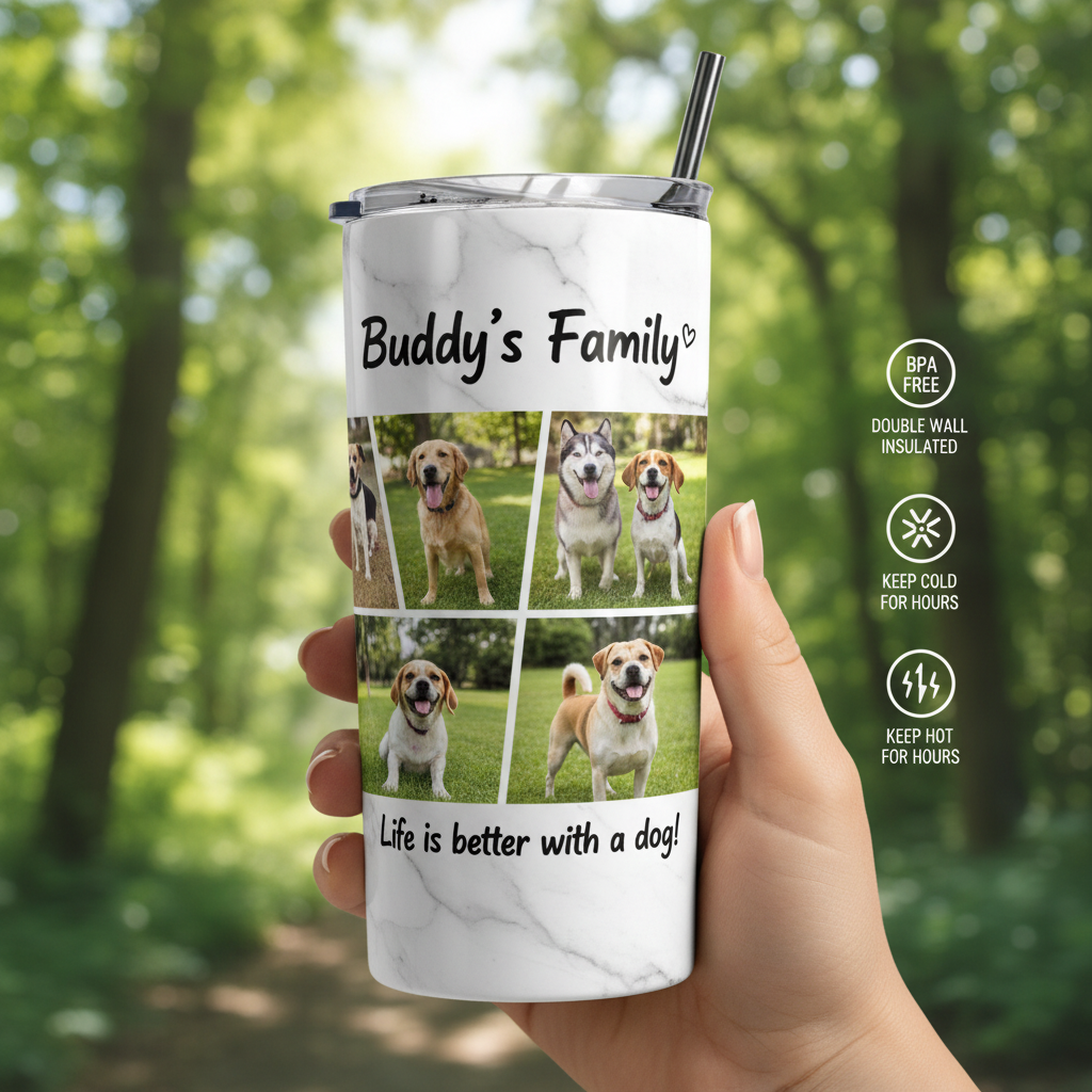 Pet Tumbler Mockup