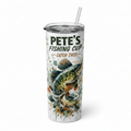 Personalised Fishing Tumbler – Name Gift for Dad or Grandad | 20oz