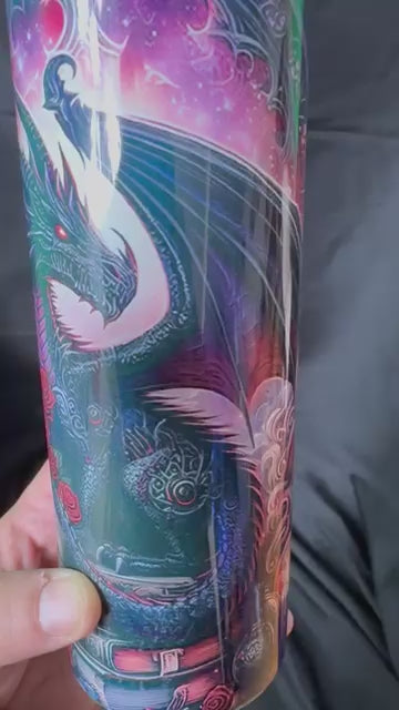 Gothic Dragon 20oz Stainless Steel Tumbler