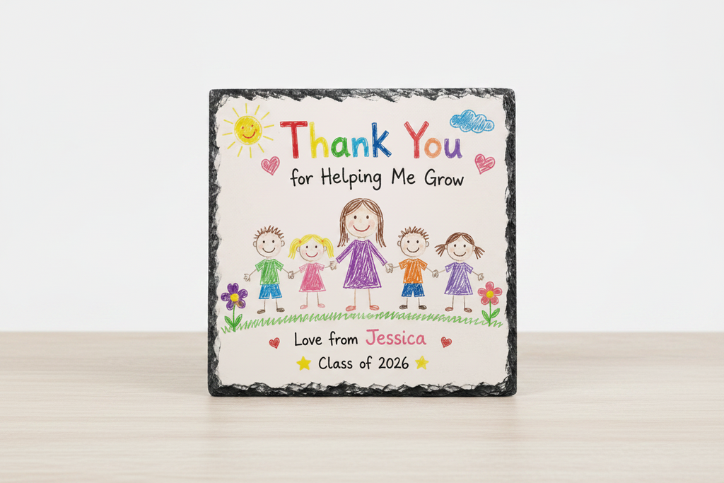 Personalised "Thank You Teacher" Drawing/Photo Slate